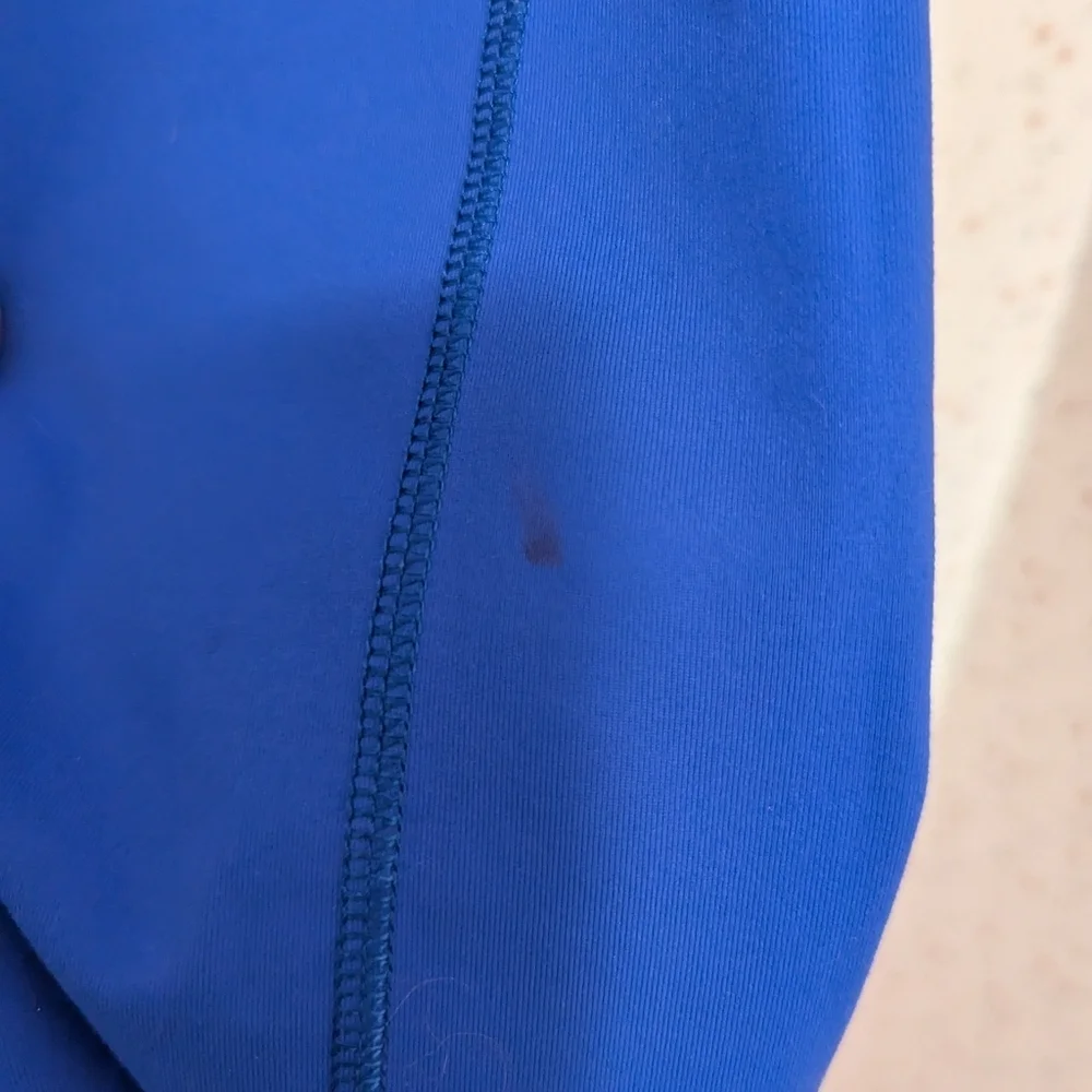 ALO Yoga Capri Pants Women Cobalt Blue Yoga Medium Running Hiking Walking